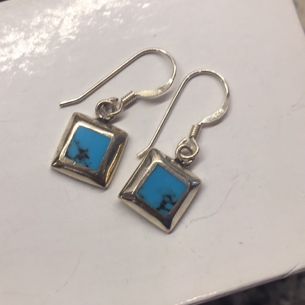 Sterling silver turquoise earrings